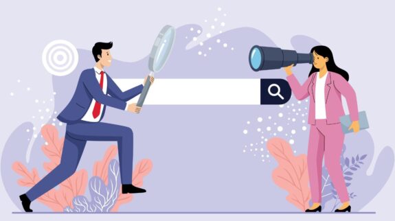 search comparison illustration business